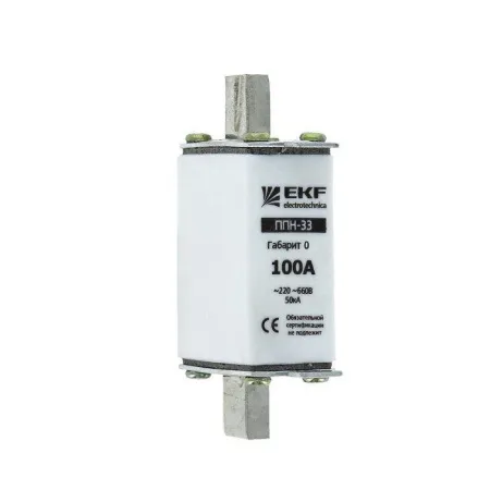 Вставка плавкая ППН-33 160/50А габарит 0 EKF PROxima