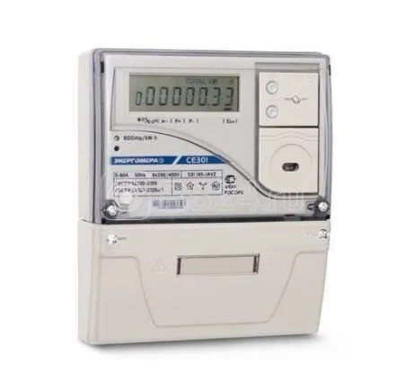 Счетчик электроэнергии 3ф многотарифный 5-100А CE301 S31 146-JAVZ Энергомера