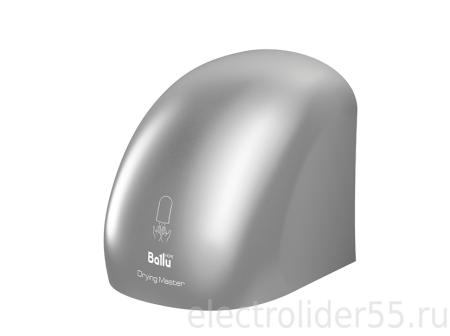 Сушилка для рук BAHD-2000DM Silver 2000Вт 15 м/сек (242x224x223мм) ударопрочный ABS-пластик серая серебристая Ballu