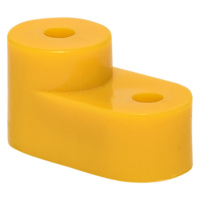 Изолятор угловой "Стойка" для нулевой шины цвет желтый EKF PROxima