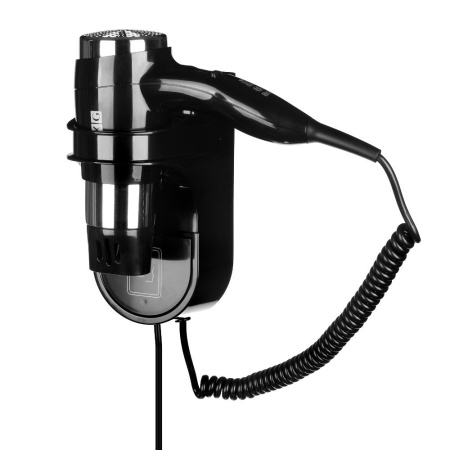 Фен для волос BXG-1600-H2 ударопрочный ABS-пластик 1600 Вт 220В (ШхГхВ: 110х300х250), черный BXG