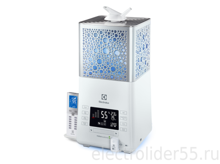 Увлажнитель ультразвуковой 3815D YOGAhealthline White (6,3л) (50м2) (сенсорное/Wi-Fi) (белый) Дыхательный Тренажер, Electrolux
