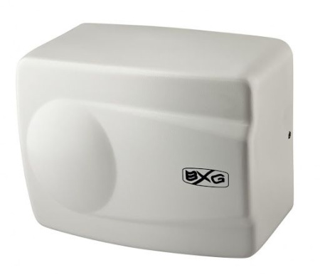 Сушилка для рук BXG-155В 1500Вт 16 м/сек антивандальная (265x125x205мм) нержавеющая сталь белая BXG